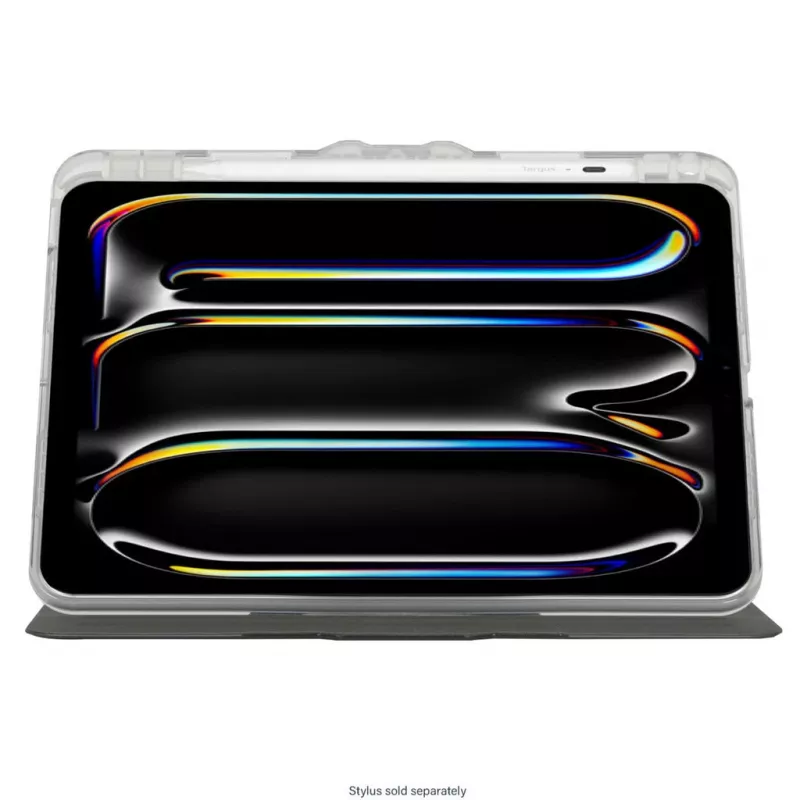 Targus THZ953GL VersaVu Clear Case planšetinio kompiuterio dėklas-knyga 27,9 cm (11 colių), skirtas iPad Air 11 / 10,9 ir iPad Pro 11, PC/TPU, permatomas