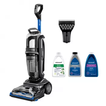 Bissell Revolution HydroSteam kilimų valymo mašina vaikščiojamoji Deep juoda, mėlyna, titano