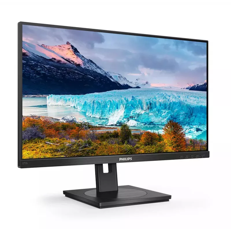 Philips S Line 275S1AE/00 monitorius 68,6 cm (27 colių) 2560 x 1440 pikselių 2K Ultra HD LCD juodas