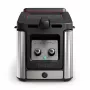 Tefal Clear Duo FR600D Vientisas 0,65 L 2000 W Gruzdintuvas Juodas, Nerūdijantis plienas