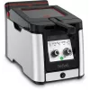 Tefal Clear Duo FR600D10 aliejaus gruzdintuvė, 3,5 l, 2000 W, plienas / juoda
