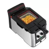 Tefal Clear Duo FR600D10 aliejaus gruzdintuvė, 3,5 l, 2000 W, plienas / juoda