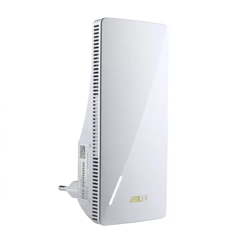 ASUS RP-BE58 belaidis dviejų juostų (2,4 GHz / 5 GHz) Wi-Fi 7 (802.11be) kartotuvas, baltas, vidinė antena
