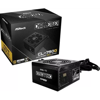 ASRock Challenger CL-750G 750W 80+ Gold Juodas ATX maitinimo blokas