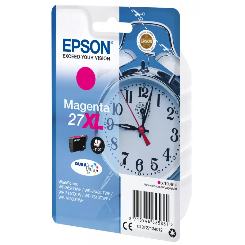 Epson DURABrite Ultra 27XL rašalinė kasetė, purpurinė, didelės talpos
