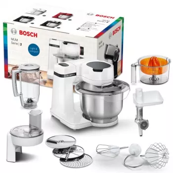 Bosch Serie 2 MUMS2EW40 virtuvinis kombainas 700 W 3,8 L Baltas