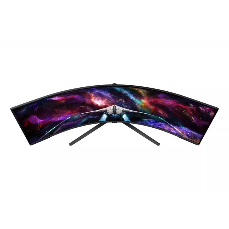 Samsung G95NC monitorius 144,8 cm (57 colių) 7680 x 2160 pikselių Dual UHD LED juodas, baltas