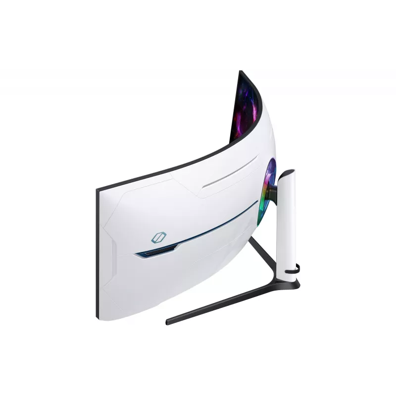 Samsung G95NC monitorius 144,8 cm (57 colių) 7680 x 2160 pikselių Dual UHD LED juodas, baltas