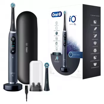 Oral-B iO Series 9N suaugusiųjų vibruojantis dantų šepetėlis juodas