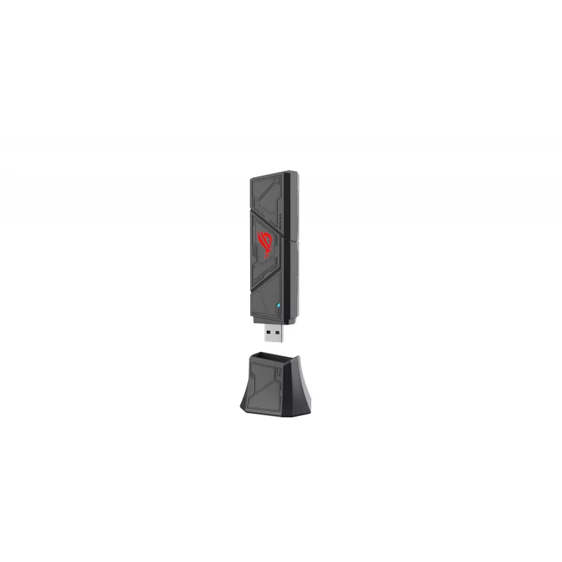 ASUS ROG USB-BE92 belaidis WiFi 7 BE6500 triju juostų USB adapteris, WLAN 6500 Mbit/s
