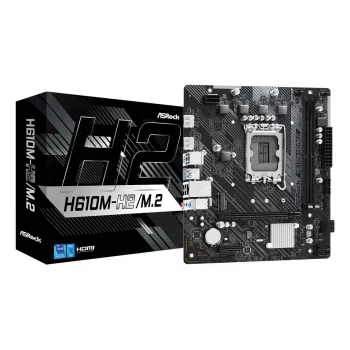 Motininė plokštė ASRock H610M-H2/M.2 LGA1700 Intel H610 2x DDR4 2x HDMI 2.1 TMDS suderinama mATX