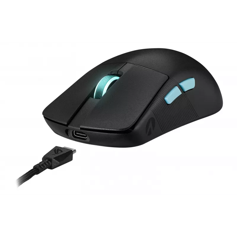 ASUS ROG Harpe Ace Aim Lab Edition pelė žaidimams Ambidextrinė RF Wireless + Bluetooth + USB Type-A Optinė 36000 DPI