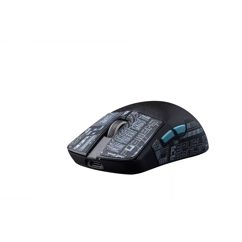 ASUS ROG Harpe Ace Aim Lab Edition pelė žaidimams Ambidextrinė RF Wireless + Bluetooth + USB Type-A Optinė 36000 DPI