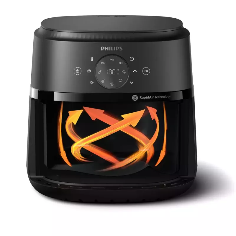 Karšto oro gruzdintuvė Philips NA231/00 2000 Series – 6,2 L, 1700 W, 13 programų, Rapid Air technologija