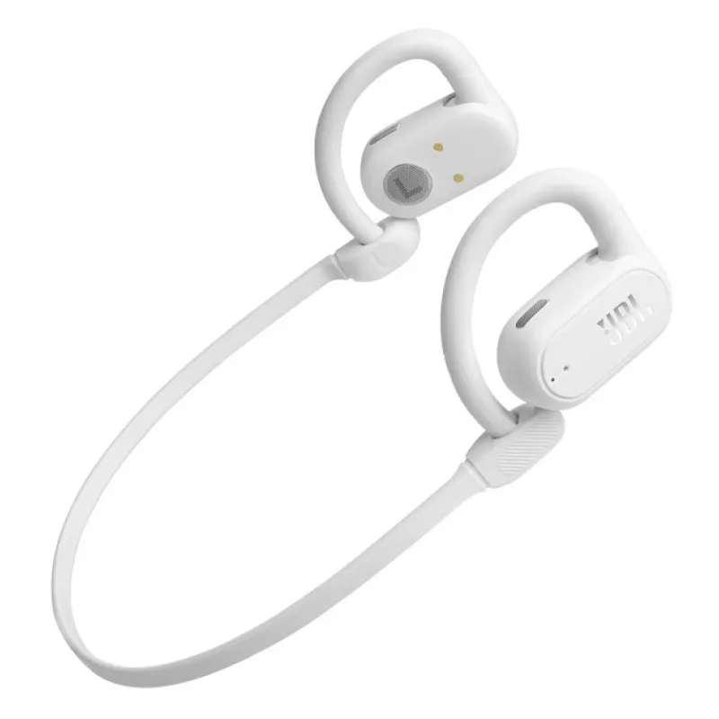 Ausinės JBL Soundgear Sense, belaidės, TWS, atviro tipo, kabinamos, baltos