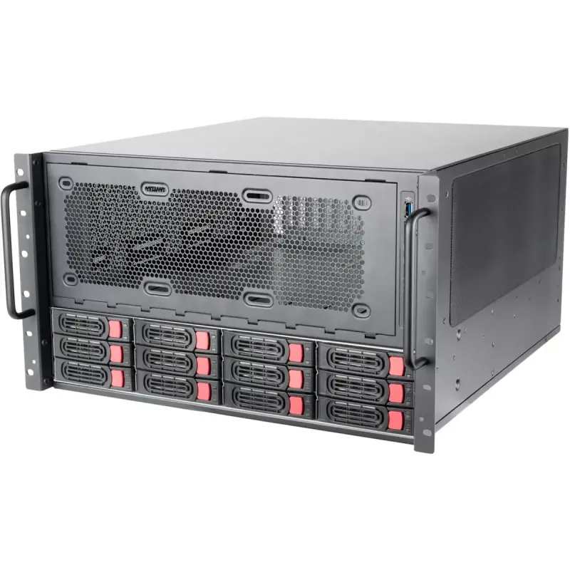 Stovo korpusas SilverStone SST-RM61-312 6U juodas