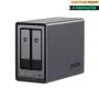 Ugreen NASync DXP2800 NAS Sistema 2 Skyriai Kompaktiška Intel N100 8 GB DDR5 0 TB UGOS Pro Juoda