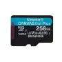 Kingston Technology 256 GB microSDXC Canvas Go Plus Gen4 200R A2 U3 be adapterio