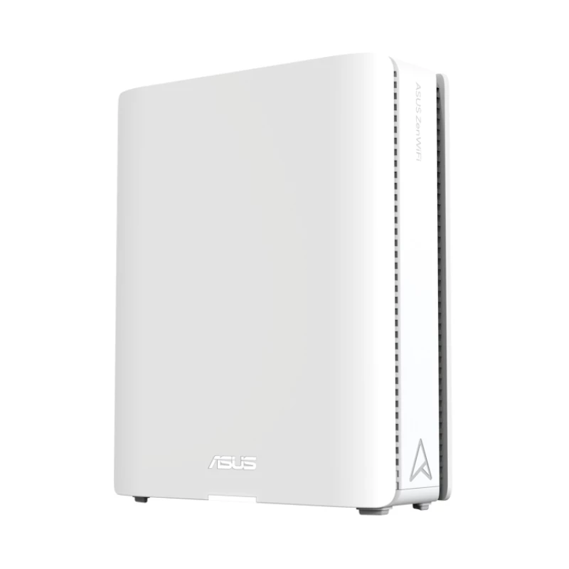 ASUS ZenWiFi BQ16 keturių juostų (2,4 GHz / 5 GHz-1 / 5 GHz-2 / 6 GHz) Wi-Fi 7 (802.11be) belaidis maršrutizatorius, baltas, 5 vidinės antenos