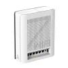 ASUS ZenWiFi BQ16 keturių juostų (2,4 GHz / 5 GHz-1 / 5 GHz-2 / 6 GHz) Wi-Fi 7 (802.11be) belaidis maršrutizatorius, baltas, 5 vidinės antenos