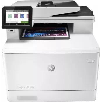 HP Color LaserJet Pro MFP M479fnv, spausdintuvas, kopijuoklis, skaitytuvas, faksas, el. paštas, nuskaitymas į el. paštą/PDF; 50 lapų automatinis dokumentų tiektuvas