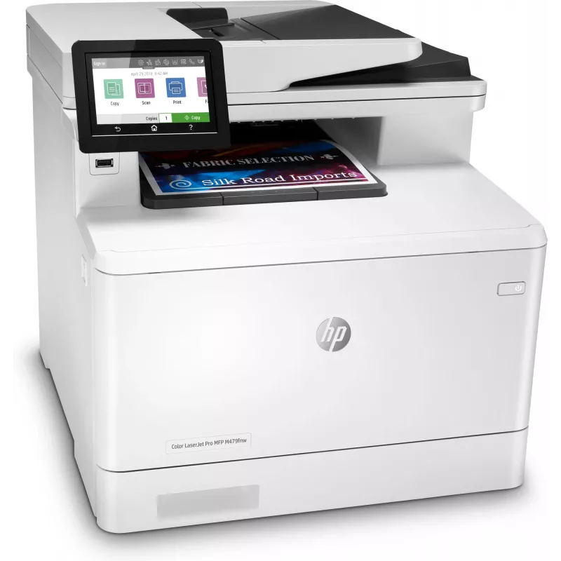 HP Color LaserJet Pro MFP M479fnv, spausdintuvas, kopijuoklis, skaitytuvas, faksas, el. paštas, nuskaitymas į el. paštą/PDF; 50 lapų automatinis dokumentų tiektuvas