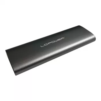 LC-Power LC-M2-C-MULTI-2 Antracito išorinis M.2 SSD korpusas (NVMe ir SATA), USB 3.2 Gen 2x1