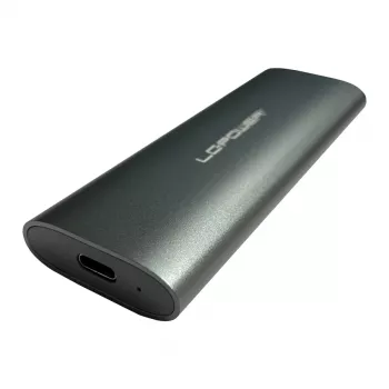 LC-Power LC-M2-C-MULTI-2 Antracito išorinis M.2 SSD korpusas (NVMe ir SATA), USB 3.2 Gen 2x1