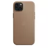 APPLE FineWoven dėklas su MagSafe iPhone 15 Plus Taupe