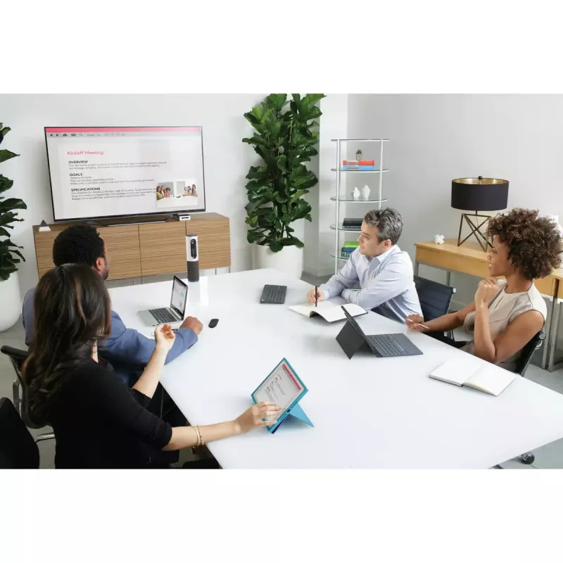 LOGITECH Conferencecam Connect All-in-One vaizdo konferencijų įranga sidabrinė