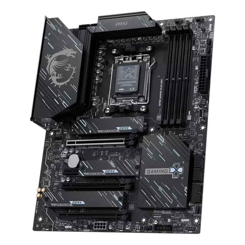 MSI X870E GAMING PLUS WIFI pagrindinė plokštė AMD X870E Socket AM5 ATX