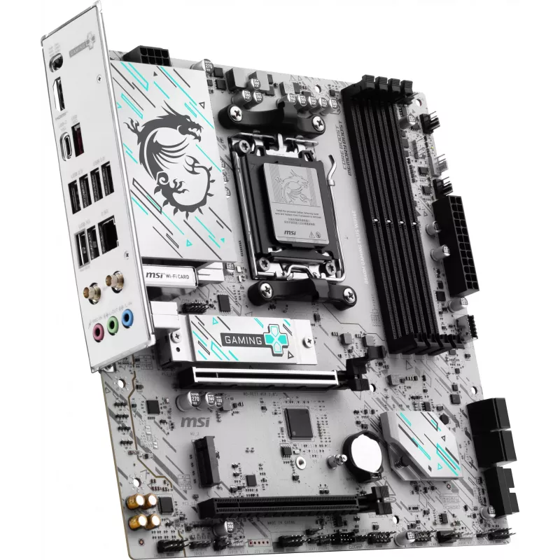 Motininė plokštė MSI B840M GAMING PLUS WIFI6E microATX, Socket AM5, DDR5 iki 256 GB, Wi‑Fi 6E, 2.5GbE, M.2 x2, HDMI 2.1