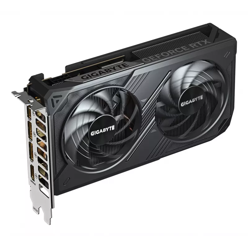 GIGABYTE GeForce RTX 5060 WINDFORCE 8G vaizdo plokštė - 8 GB GDDR7, 128 bit, PCI-E 5.0, 2497 MHz dažnis, 3 x DisplayPort, 1 x HDMI, GV-N5060WF2-8GD