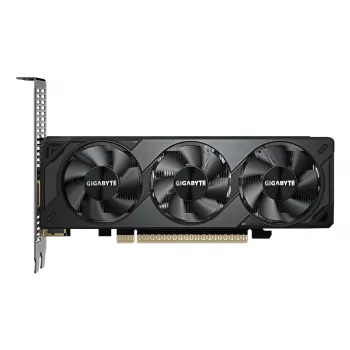 GIGABYTE GeForce RTX 5060 OC Low Profile 8G vaizdo plokštė – 8 GB GDDR7, 128 bitų, PCI-E 5.0, 2512 MHz branduolio dažnis, 3x DisplayPort, 1x HDMI, GV-N5060OC-8GL