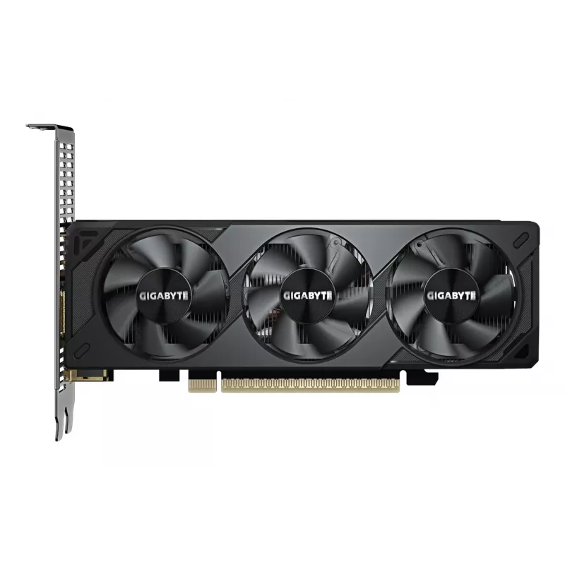 GIGABYTE GeForce RTX 5060 OC Low Profile 8G vaizdo plokštė – 8 GB GDDR7, 128 bitų, PCI-E 5.0, 2512 MHz branduolio dažnis, 3x DisplayPort, 1x HDMI, GV-N5060OC-8GL