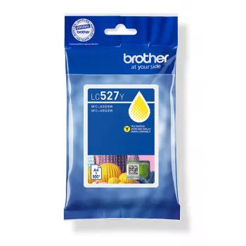 Originali Brother LC527Y geltona pigmentinė kasetė