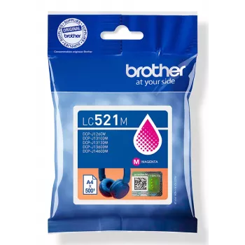 Originali Brother LC521M rašalo kasetė – purpurinė (magenta)