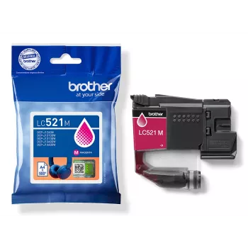 Originali Brother LC521M rašalo kasetė – purpurinė (magenta)