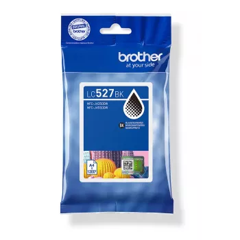 Originalus Brother LC527BK rašalo kasetė - juoda, pigmentinis rašalas, 1300 puslapių