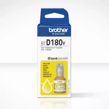 Brother BTD180Y geltona originali rašalo talpykla