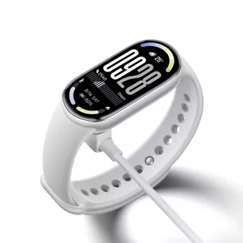 Apyrankės veiklos stebėjimo įrenginys Xiaomi Smart Band 10 — 1,72 colio AMOLED ekranas, rožinė, iki 21 dienos baterija