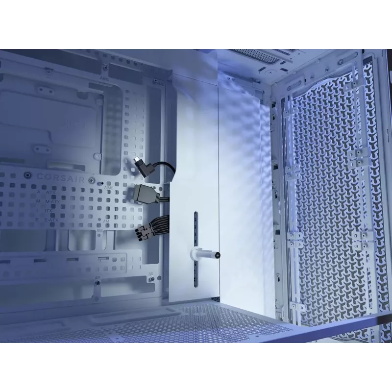 CORSAIR FRAME 5000D RS ARGB Midi bokštas baltas - didelio oro srauto korpusas