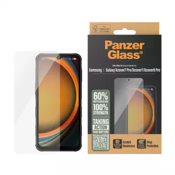 PanzerGlass® ekrano apsauga Samsung Galaxy Xcover7 Pro | Xcover7 | Xcover6 Pro | Ultra-Wide Fit