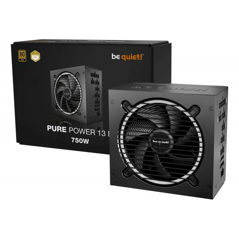 be quiet Pure Power 13 M 750W maitinimo blokas 20+4 pin ATX ATX Juodas