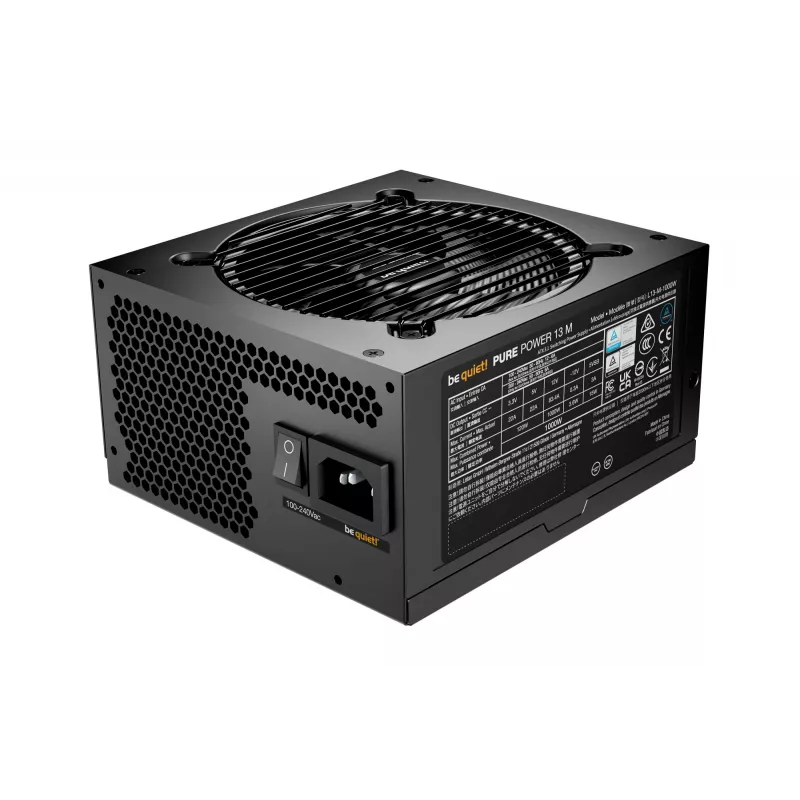 be quiet Pure Power 13 M 1000W maitinimo blokas 20+4 pin ATX ATX juodas