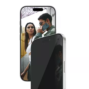 PanzerGlass SAFE. by ® 2-Way Privacy Screen Protector iPhone 17 | iPhone 16 Pro | Ultra-Wide Fit su EasyAligner