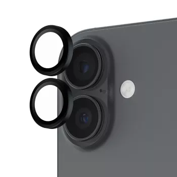 PanzerGlass ® Hoops® Camera Lens Protector Black iPhone 17 | iPhone 16 | 16 Plus