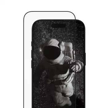 Apsauginis stiklas PanzerGlass Ceramic II, skirtas iPhone Air Ultra-Wide Fit su EasyAligner, grūdintas stiklas PET Silikonas Skaidrus 1 vnt.