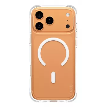 PanzerGlass CARE™ by ® Samba Case Transparent w. White MagSafe iPhone 17 Pro Max