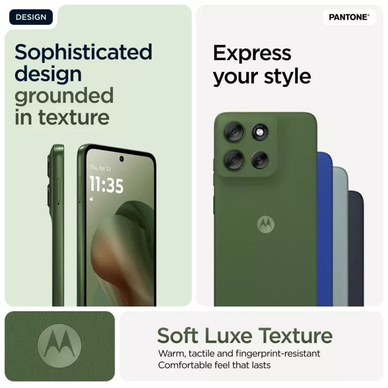 Mobilusis telefonas Motorola moto g56 5G 17,1 cm (6,72 colio) hibridinis dviejų SIM kortelių Android 15 USB Type-C 8 GB 256 GB 5200 mAh žalias